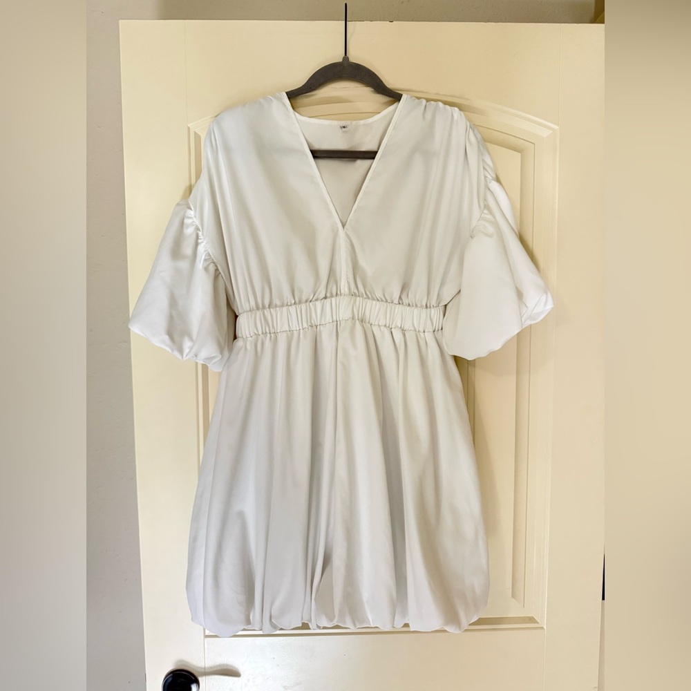 White Puffy Dress!